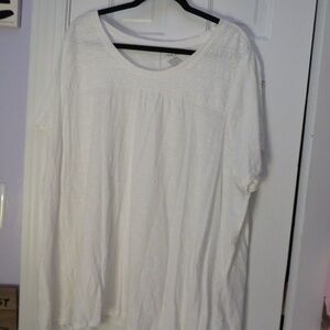 Lane Bryant White Blouse
